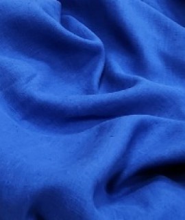 Pehmendatud linane kangas,elektrisinine